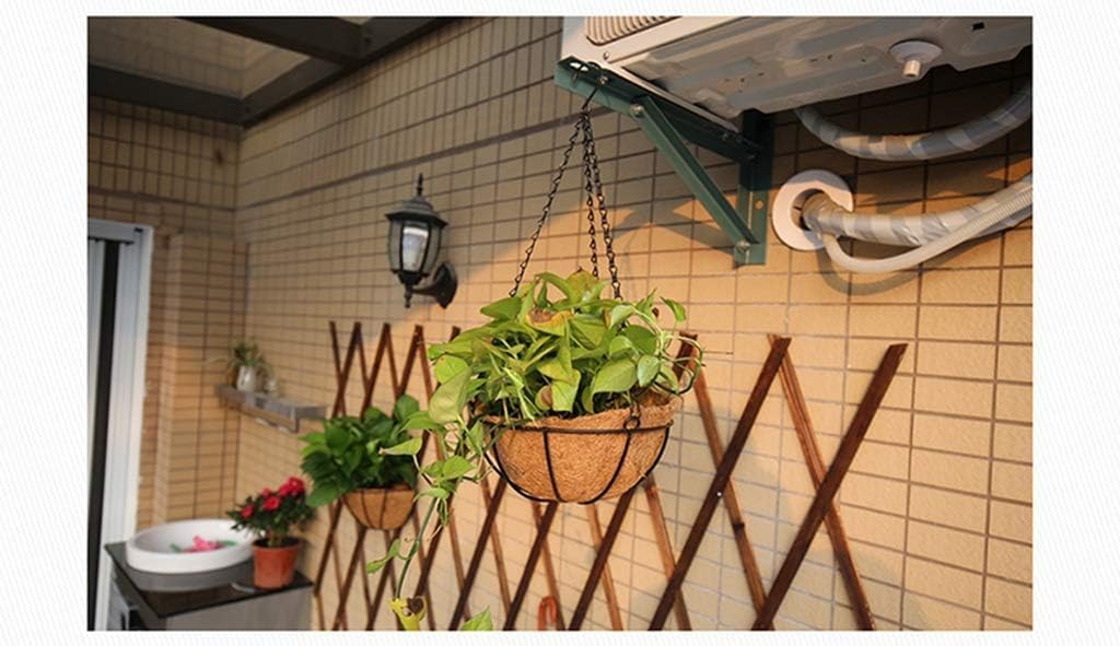 Wisząca donica na balkonie Prostota wiszący kosz, kosz na kwiaty Wiszący kosz tkany Żelazne biuro w sypialni (wiszący kosz nr 3)