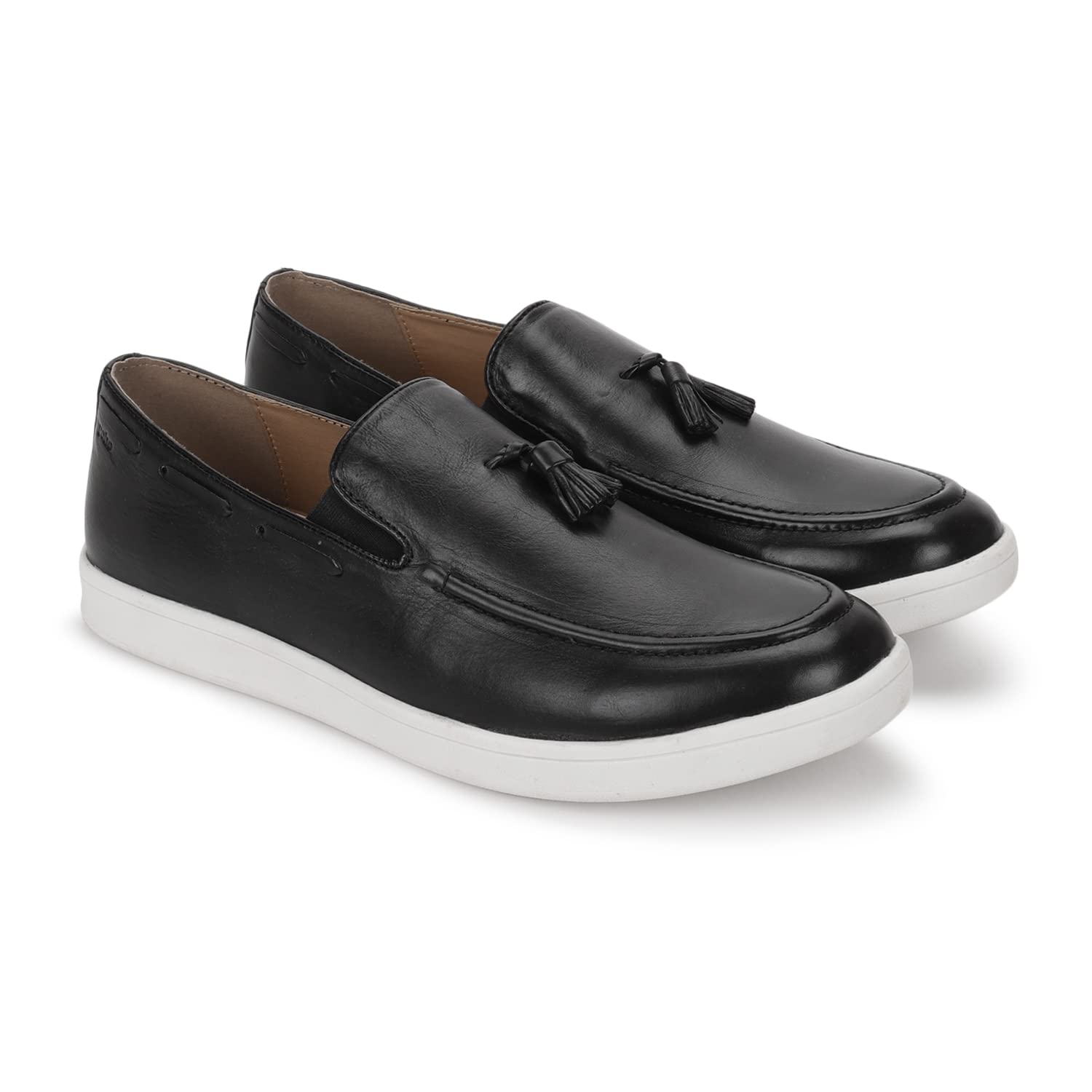 YOHO Oaks Black Big Size Stylish Loafers for Big Feet Men | Premium Craftsmanship and Designs | Double Layer of Insole Comfort Cushioning | Sturdy and Comfortable | Size 12, 13, 14, 15 (B0BNKNF2RW) Amazon Price History, Amazon Price Tracker
