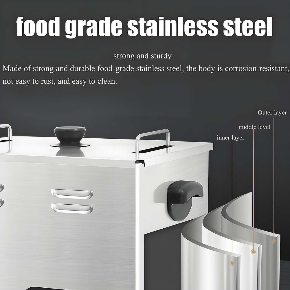 Horneador EléCtrico para Huevos Escalfados, Cocedor RáPido Huevos 2600 W, SartéN para Escalfar Huevos, Acero Inoxidable, con Control Temperatura, para Uso DoméStico