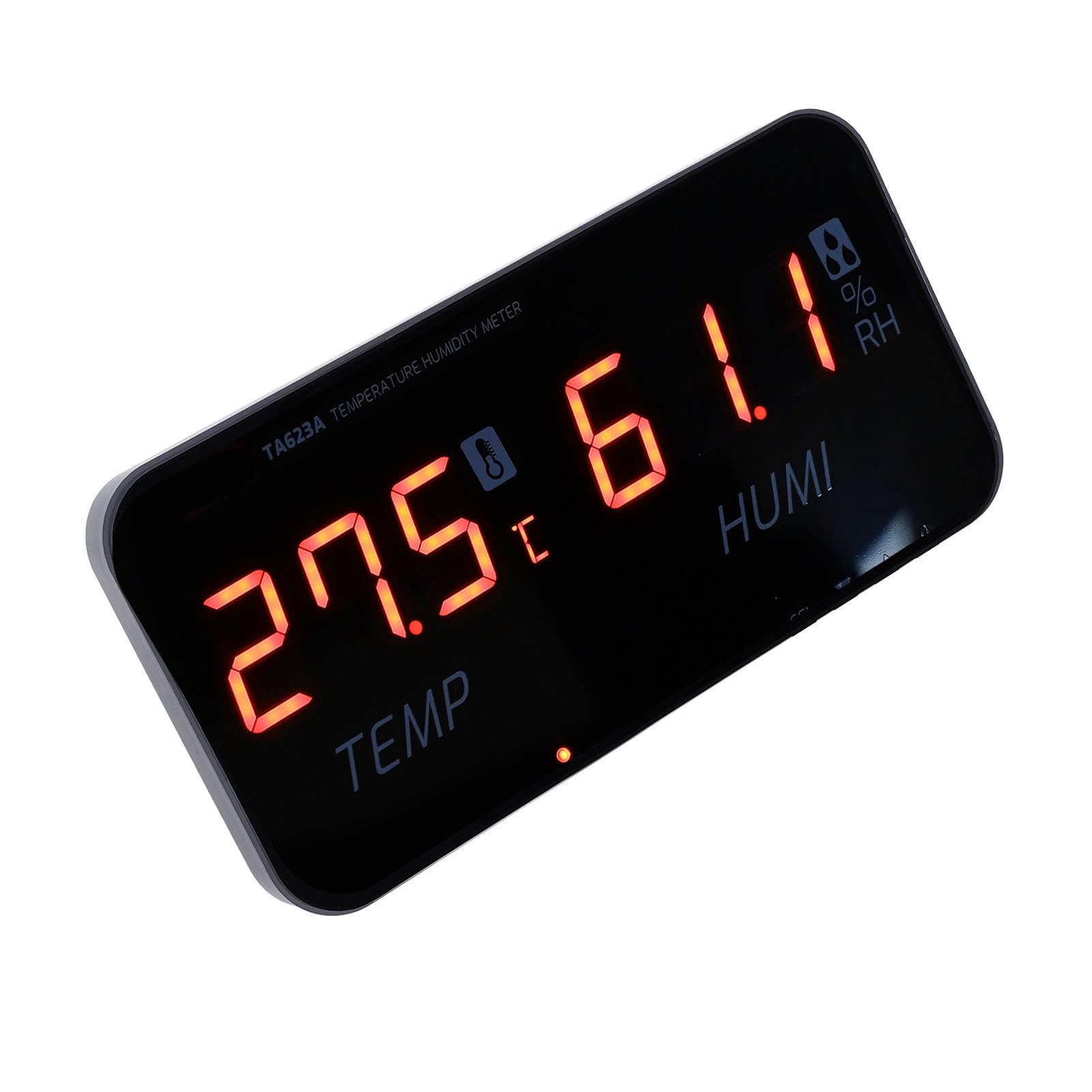 Hygromètre Industriel Numérique Hygromètre à Température d'humidité avec une Grande LED, Accessoire Multifonctionnel pour un Usage Domestique