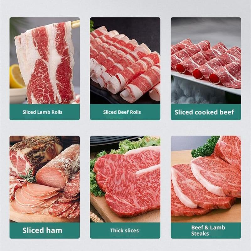 Máquina cortadora de carne de 10 pulgadas miniatura 5