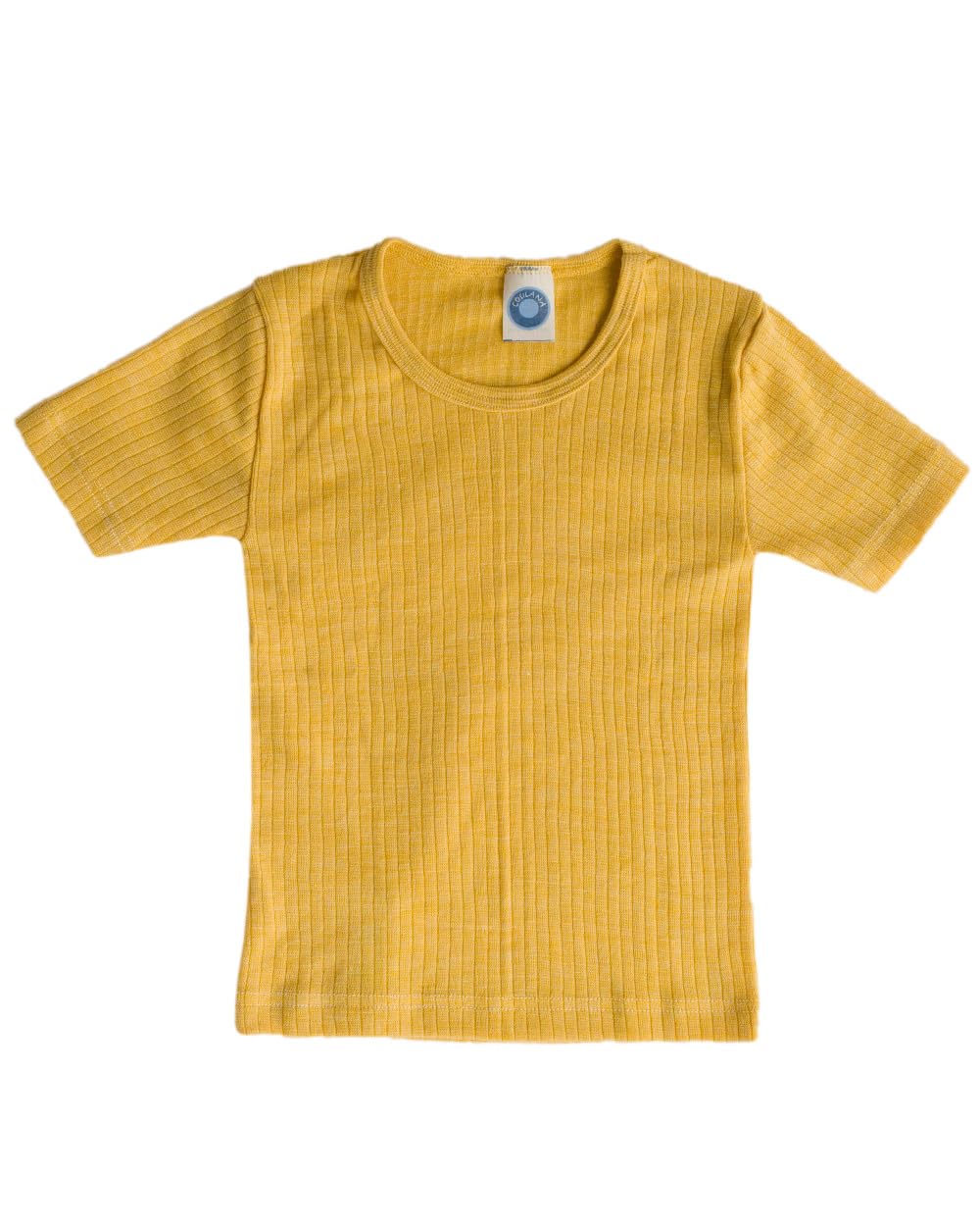 Cosilana, Camiseta interior para niños de manga corta, 45% algodón KBA, 35% lana kbT, 20% seda