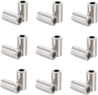 WOONEKY 100 Peças Tampa De Linha De Freio Ferramenta De Crimpagem Ferramenta De Crimpagem Acessórios De Bicicleta Tampas De Extremidade De Cabo De Freio Tampas De Extremidade De Fio De