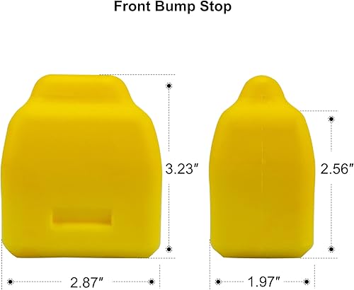 Miniatura 2 de Tope delantero para Jeep Grand Cherokee WJ 2001 2002 2003 2004 2 paquete de 2 unidades de goma delantero de brazo de control parachoques de