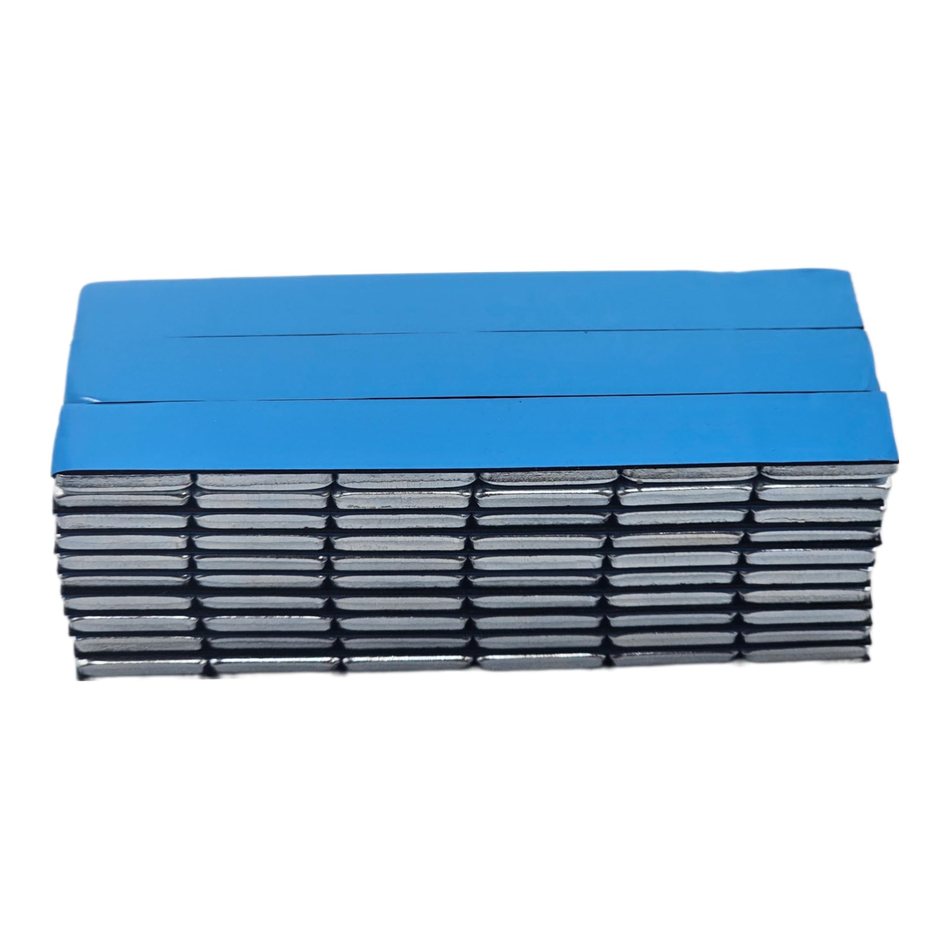 C-HORSE Pesos adhesivos para rueda, 0.5 onzas, cinta adhesiva azul, calcomanías equilibradoras de neumáticos de calidad profesional, accesorios duraderos para automóviles, vehículos, piezas (zinc, 6
