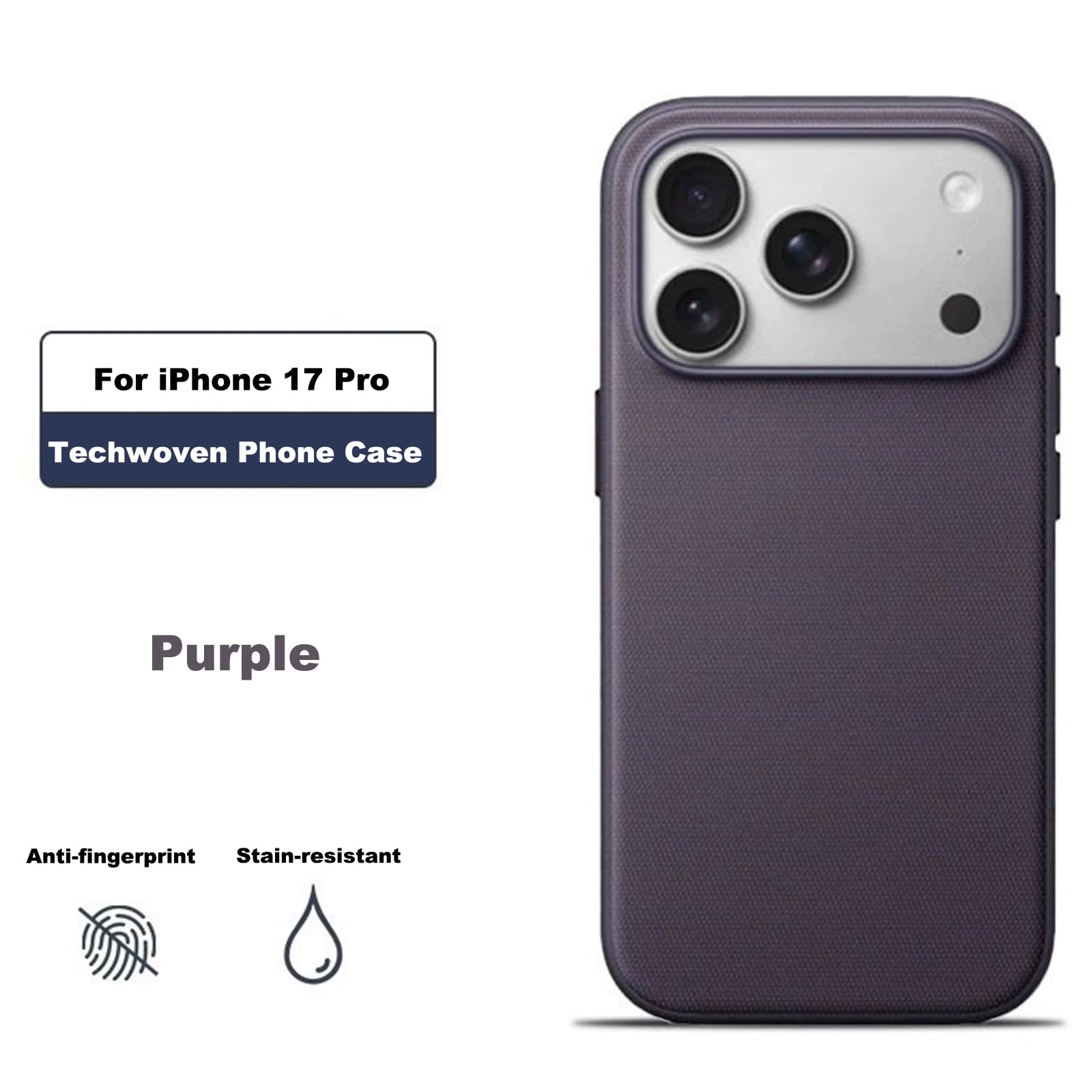 Amazon.co.jp: MIFENDUCT Techwoven ケース iPhone 17 Pro対応