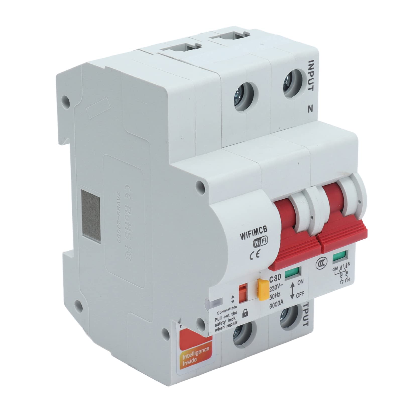 Disjoncteur intelligent avec verrouillage de maintenance sécurisé 80A - 7