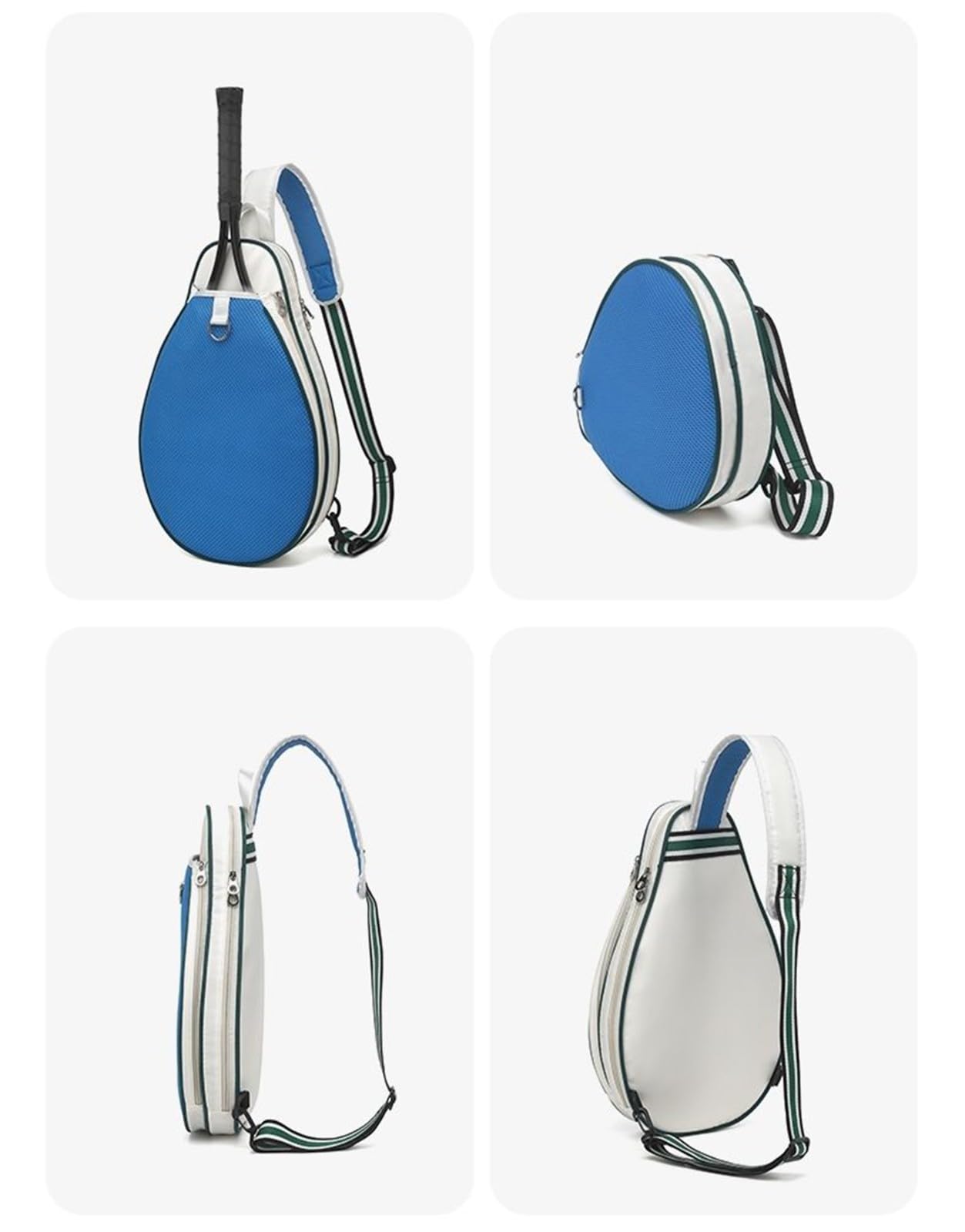 Sac De Raquette Padel pour Homme Et Femme, Housse Raquette Padel Multifonction avec Rangement pour Bouteille Et Accessoires, Sac Sport Idéal pour Entraînement, Salle De Sport Et Loisirs A