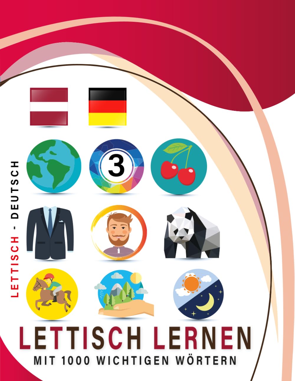 Lettisch Lernen Mit 1000 Wichtigen Wörtern: Zweisprachiges Lettisch – deutsch Bild- Und Vokabelbuch Für Kinder & Erwachsen