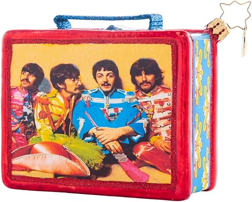 Miniatura 2 de Christopher Radko Ornamento decorativo europeo hecho a mano del árbol de Navidad de cristal, SGT. Almuerzo de la pimienta