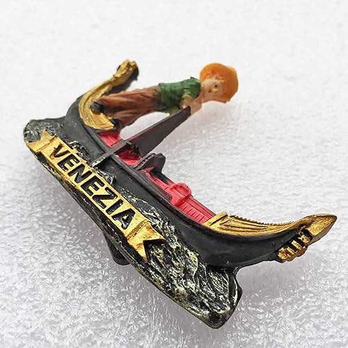 Miniatura 3 de Venecia Venecia Italia refrigerador imán 3D góndola viaje pegatinas recuerdos, resina hogar y cocina decoración, Italia refrigerador imán de China