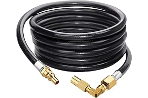 7FT RV Propane Hose and Quick Connect Fittings