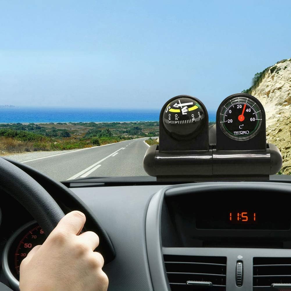 termometro a bussola per auto