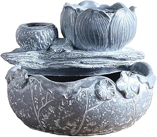 Cabilock Folha de Lótus Em Forma de Vaso de Flores de Resina Cactus Plantador Plantador Suculenta Bonsai Vaso de Flor Recipientes para Mesa Mesa De Jardim Sala de Estar