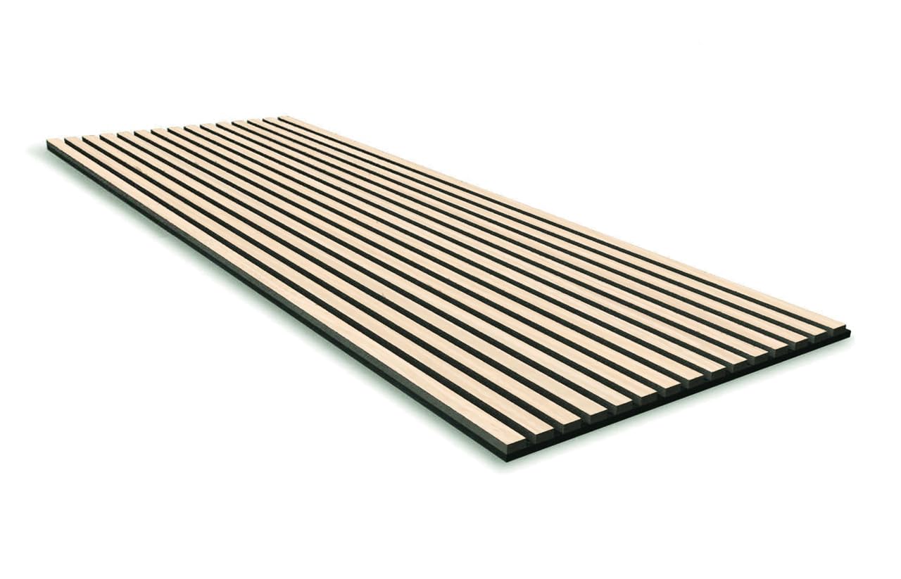 0.965m² Solide 3d Lamellen, 3d Paneele, Holz Wandpaneele Deckenpaneele, Dekoren, 2,2 cm stärke schalldämmung, PET Filz (10015 Nature OAK)