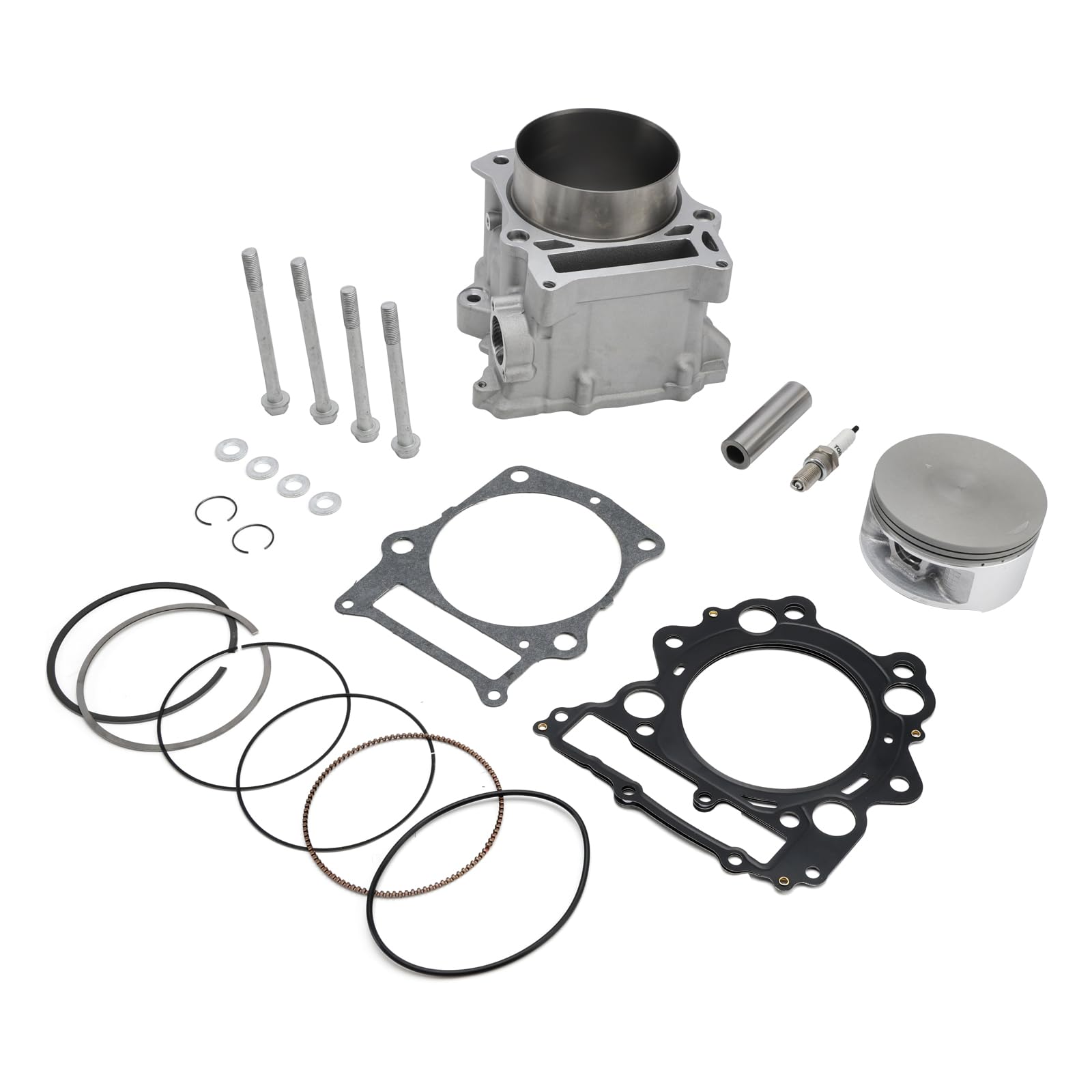 Topteng 102mm Big Bore Kit 686 Cylinder Top End Rebuild apto para Yamaha Grizzly YFM 660 02-08