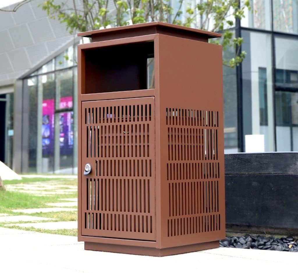 Stand Up Ashtray Stainless Steel Trash Can Outdoor Ashtray Trash Can Indoor Public Large Ashtray Trash Can 31.49 Inch Cigar Ashtrays For Outdoors (Color : B)