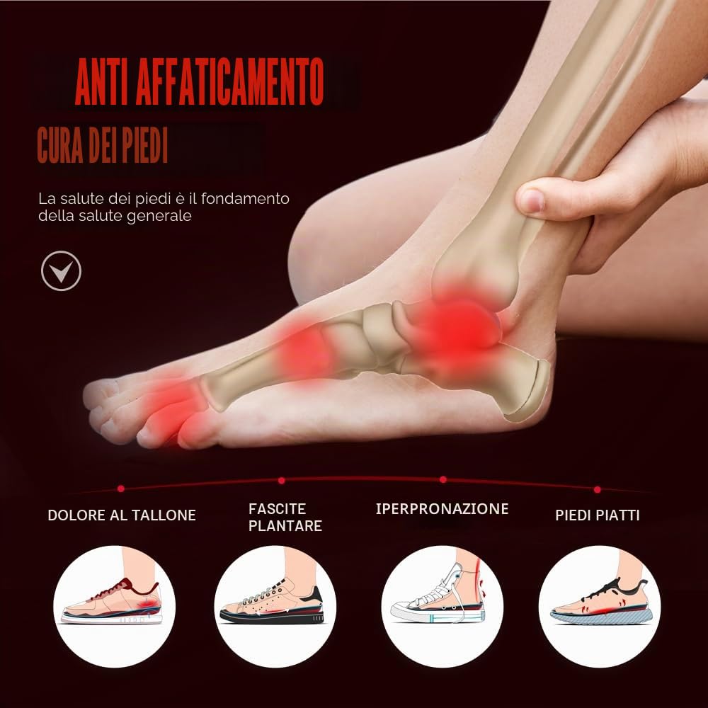 VALSOLE Soletta ortopedica per uomini e donne,soletta di supporto per fascite plantare,per piedi piatti,metatarsalgia,dolore al tallone,inserti comodi per assorbimento degli urti(35-36 EU 23.6cm VALSOLE Soletta ortopedica per uomini e donne,soletta di supporto per fascite plantare,per piedi piatti,metatarsalgia,dolore al tallone,inserti comodi per assorbimento degli urti(35-36 EU 23.6cm
