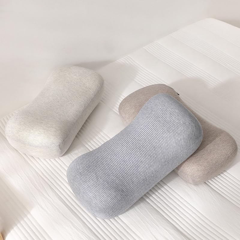 Almohada De Espuma Con Memoria Mini almohada de espuma viscoelástica, protección del cuello, mejora el sueño, almohada cilíndrica for la siesta de la tarde, oficina, verano, verano Para La Cama(4)