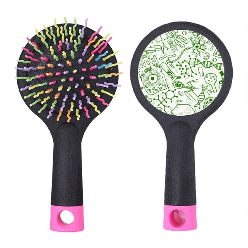 Brosse à cheveux anti casse nœuds difficiles vert biologique - 4