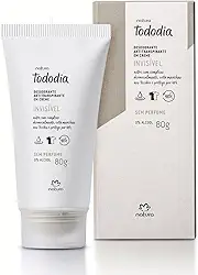 NATURA TODODIA DESODORANTE CREME SEM PERFUME INVISIVEL 80G