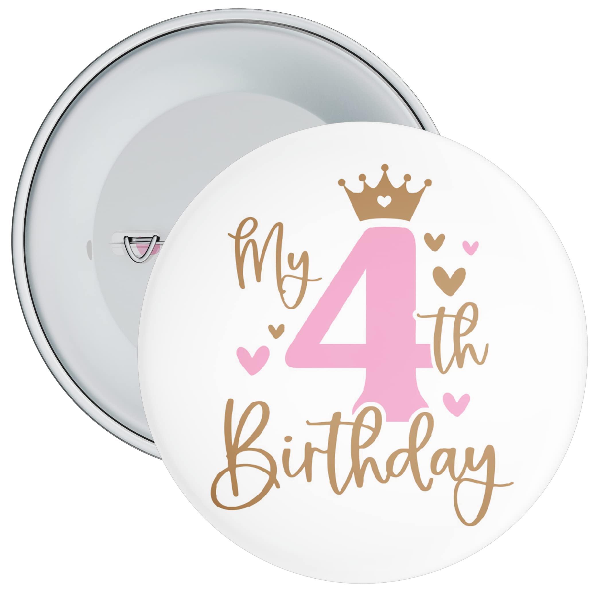 Badge CentreMy 4th Birthday Princess Birthday