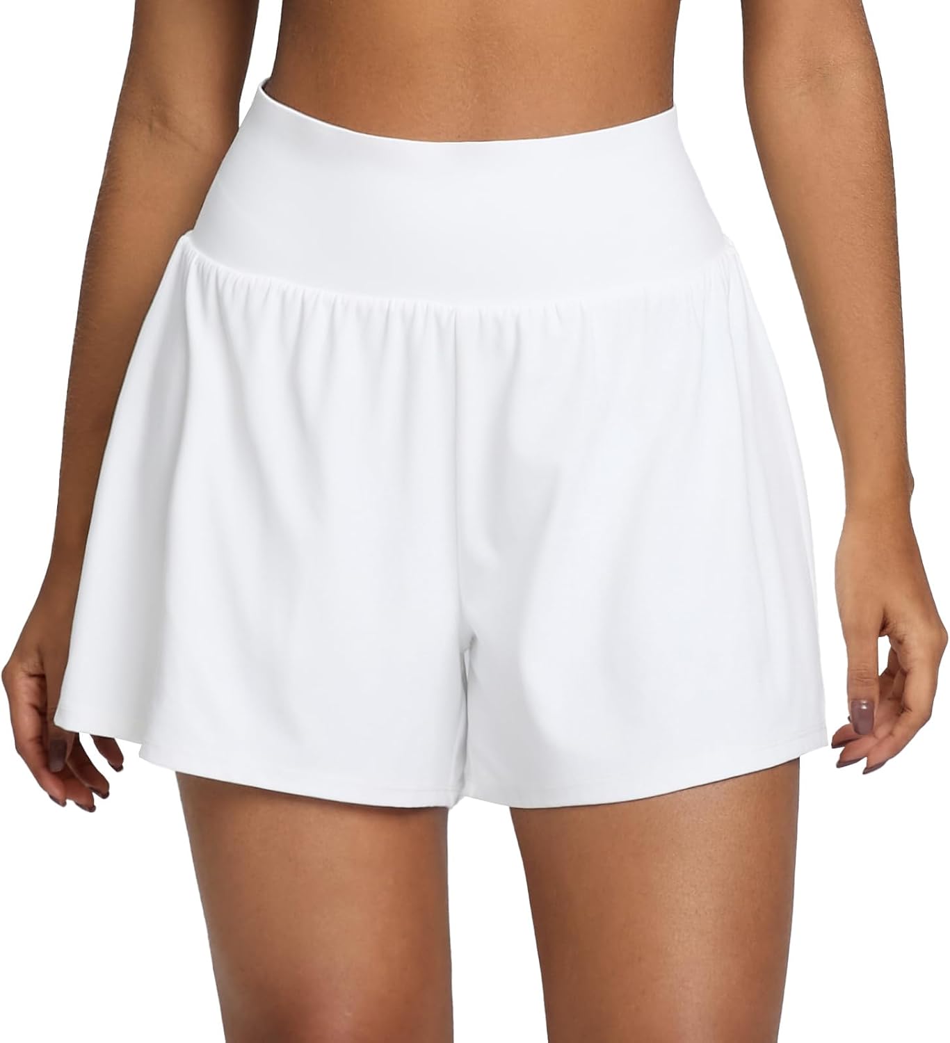BRXL BrxlAero 3.5" Women's Athletic Running Shorts 2 in 1 High Waisted Pockets Workout Gym Sport Shorts
