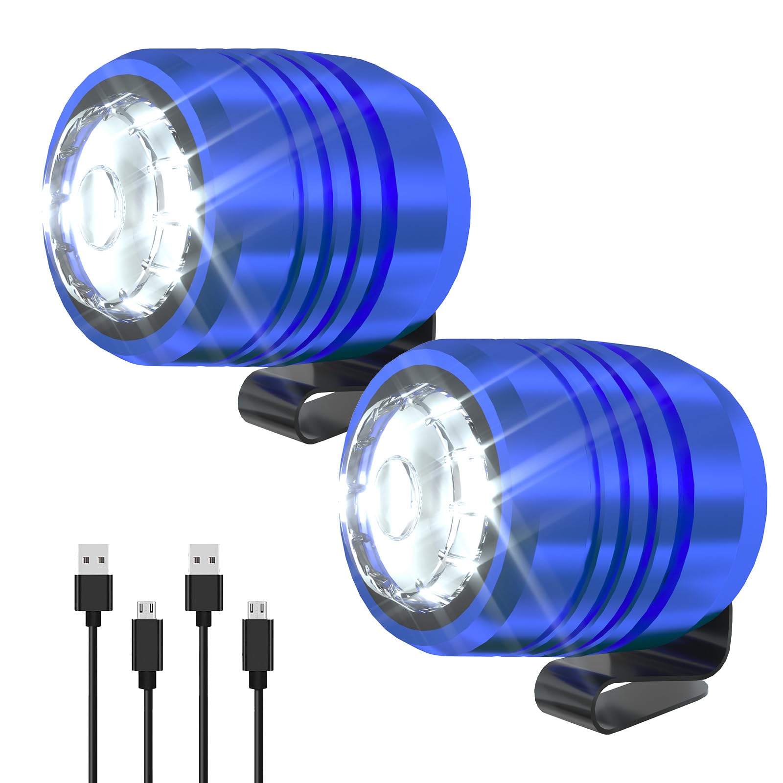AUKSKY 2 Rechargeable Headlights Compatible with Clog, Adjustable Light for Shoes, Flashl…