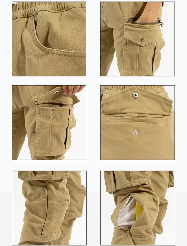 Amazon | メンズバイク用パンツ 冬用 ジョガーパンツ 防寒