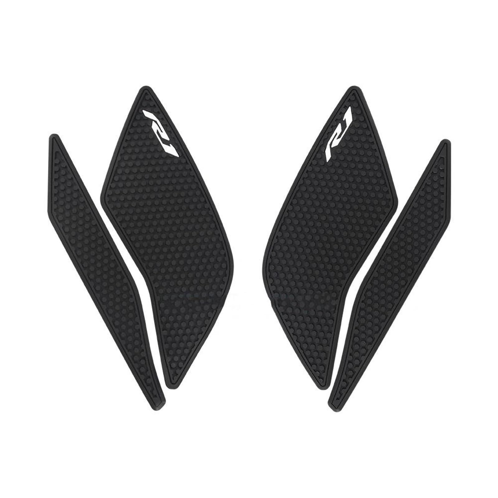for Yamaha YZF R1 R1M YZFR1 YZF-R1 2015-2021 Motorcycle Side Fuel Tank Pad Rubber Stickers Fishbone Tank Pad(Color2)
