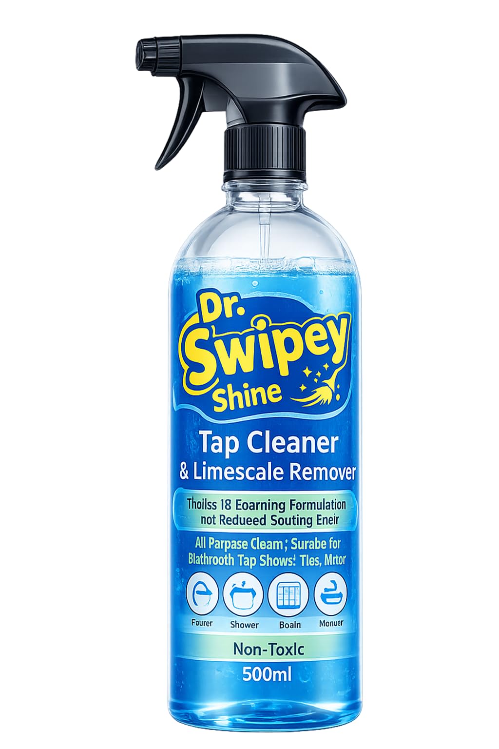 Tap Cleaner - Limescale Remover | All Purpose Cleaner Suitable for Bathroom, Tap,Shower,Tiles, Mirror Foaming Formulation for Reduced Scrubbing Effort, Non-Toxic | 500ml Pack of - 1-image-17