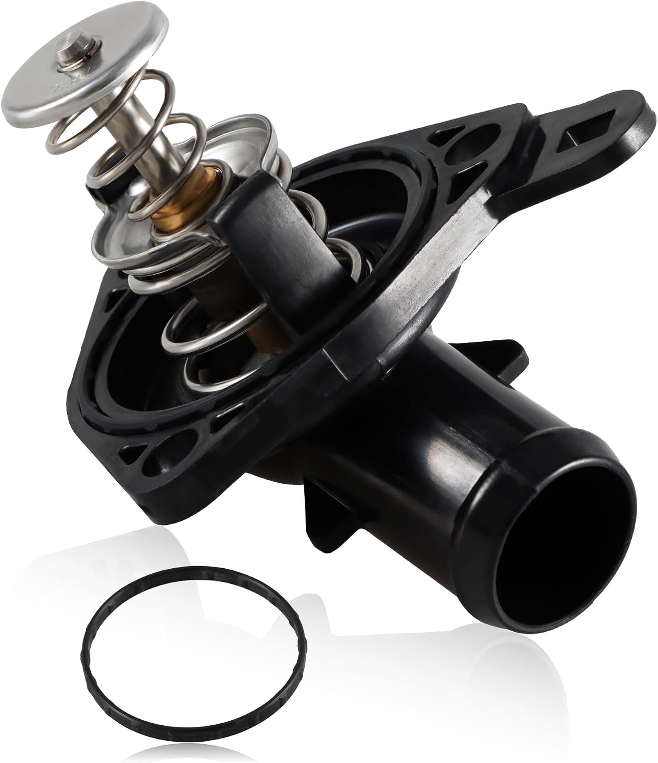 FUSCH Thermostat Housing Kit Assembly Compatible with Honda CR-V 2.4L l4 2002-2006 Civic 2.0L l4 2002-2005 Acura RSX 2.0L l4 2002-2006 Replace#:19301PNA003 1430814