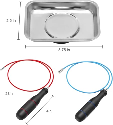 Miniatura 13 de Juego de herramientas de recogida magnética flexible, 2 libras y 5 libras, extensión flexible de 25 pulgadas, recogida magnética