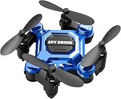 Drone Blue Plus Câmera 4K 2.4G Wifi Fpv Drone para iniciantes Drone flip para crianças com decolagem e pouso Altitude Hold App con