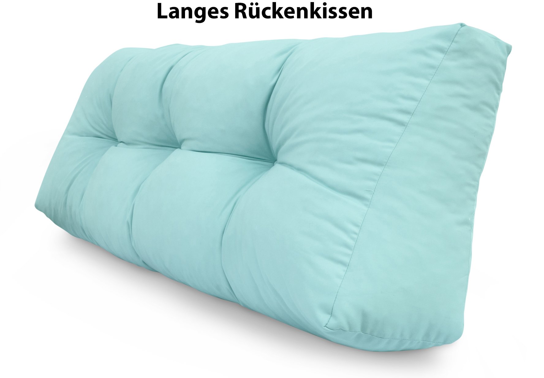 Spatium Coussin pour Palette Euro 120x40x10/20 Menthe