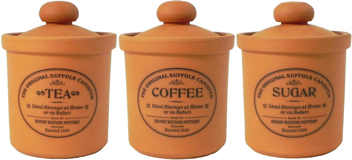 Henry Watson Airtight Tea Canister, Made in England, The Original Suffolk Collection