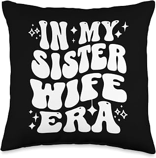 In My Sister-Wife Era Plural Marriage Family Unity Bond Throw Pillow