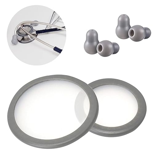 Kit de accesorios de repuesto para estetoscopio Classic 3, Cardiology 3 y Cardiology 4 para piezas de repuesto de estetoscopio Littman y cubierta de