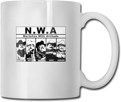 Amazon Co Jp Nwa オリジナル エヌ ダブリュ エー ヒップホップ グループ マグカップ キャラクター コーヒーカップ セラミック ギフト 330ml ホーム キッチン