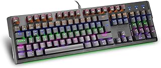Speedlink VELA LED Mechanical Gaming Keyboard - mechanical gaming keyboard - with lighting - height-adjustable - full format keyboard - US layout, black