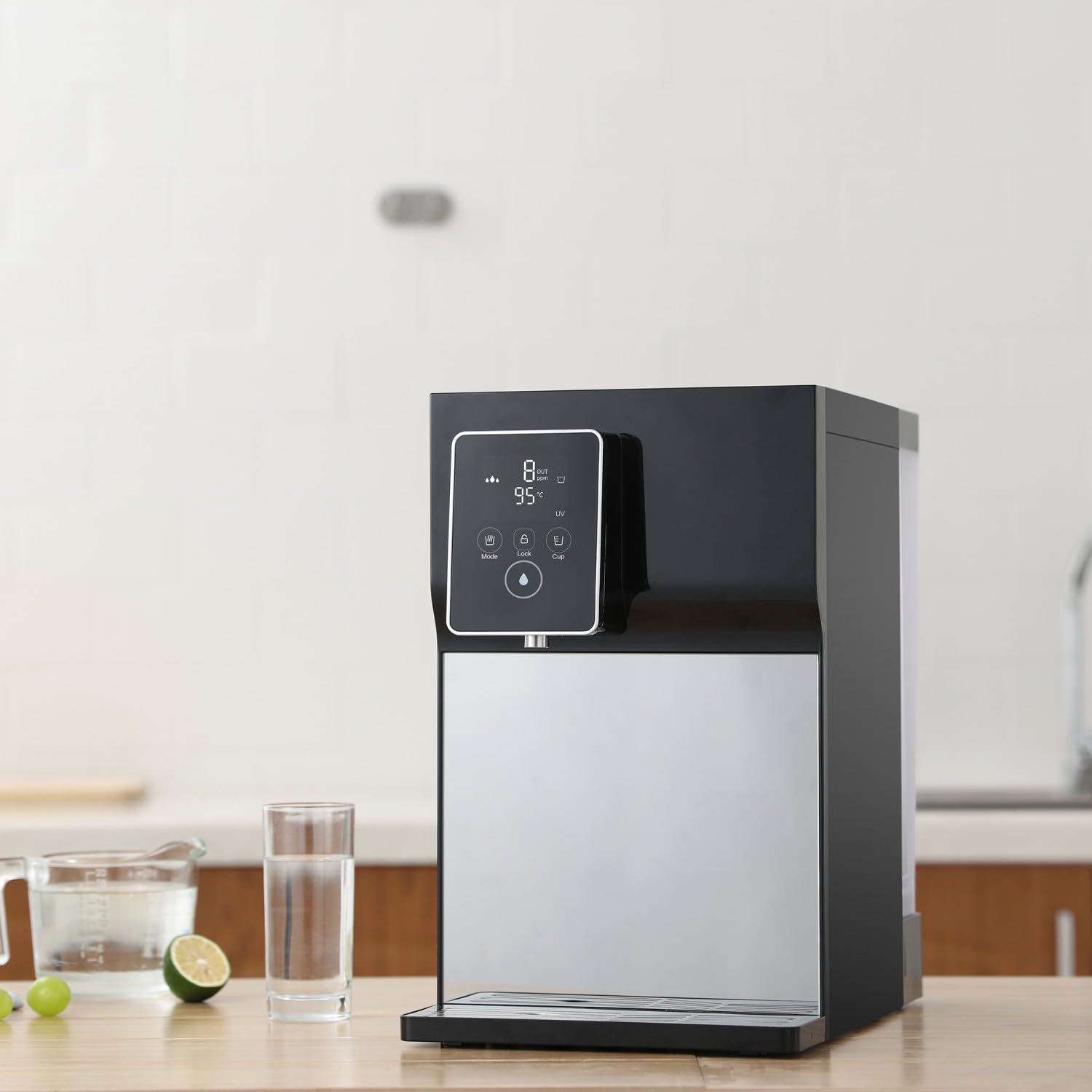 Stalwart Commercial Hot Water Boiler with Filter, 3L Capacity, Stainless Steel, 7-Stage Filtration System, Triple Wall Insulation, UV Sterilization, for Cafés and Restaurants