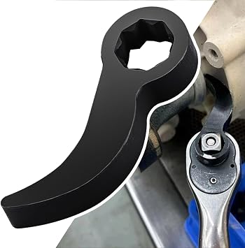 Pry Bar Wrench Adapter 1/2 Drive, Crowbar Adapter Head Tool Fits 1/2" Ratchets, Half Shaft Removal Car Repairing Tools for Tight Spaces