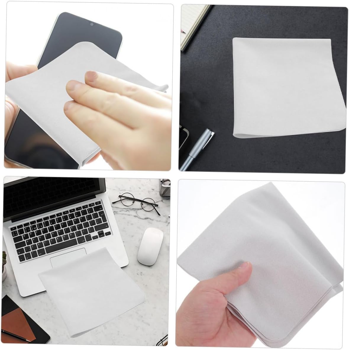 6 Pack Microfiber Eyeglass Cleaning Cloth for Glasses and Screens image 3
