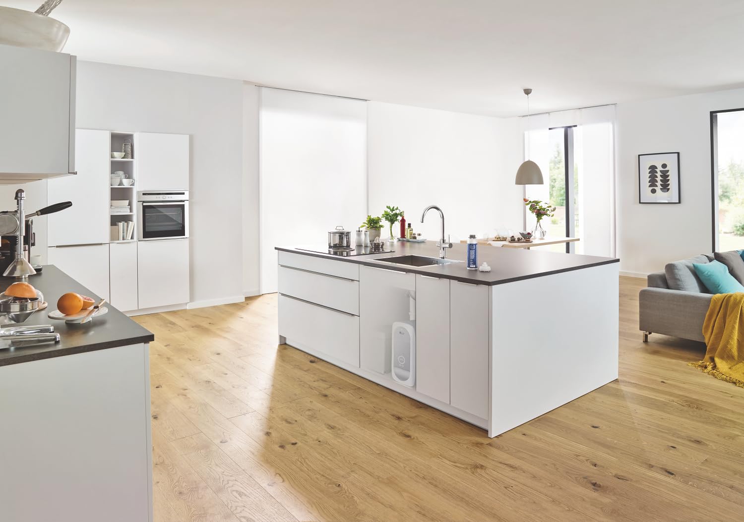 GROHE Blue, Cartucho de limpieza (para Blue Pure, Home & Professional, 100% desinfección y limpieza del enfriador y el cabezal del filtro, incluye cabezal pulverizador, sin adaptador) 40434001
