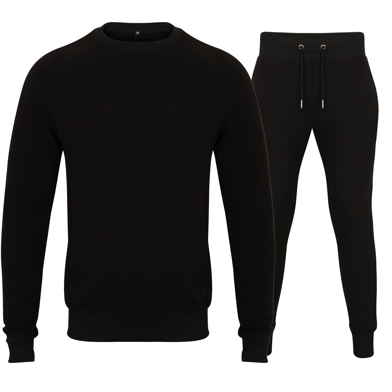 Designer Tracksuit skinny fit stretch body fit zipped top and joggers with zipped pockets