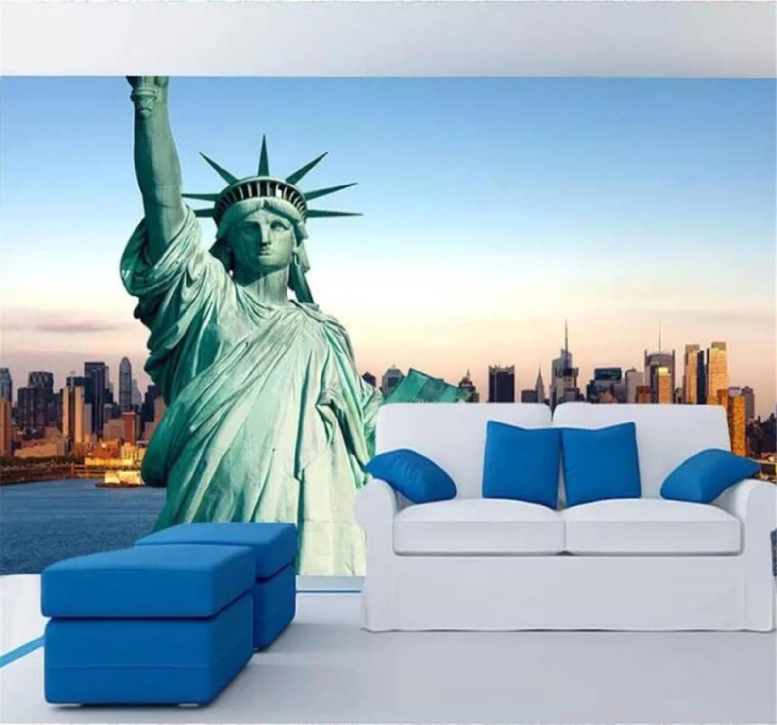 Xlming 250Cm×170Cm(B×H) Architecture Rivers People Statues Art 3D Wallpaper Luxury Home Dining Decor Paste Sofa Living Room The Wall For Bedroom Mural-250Cm×170Cm