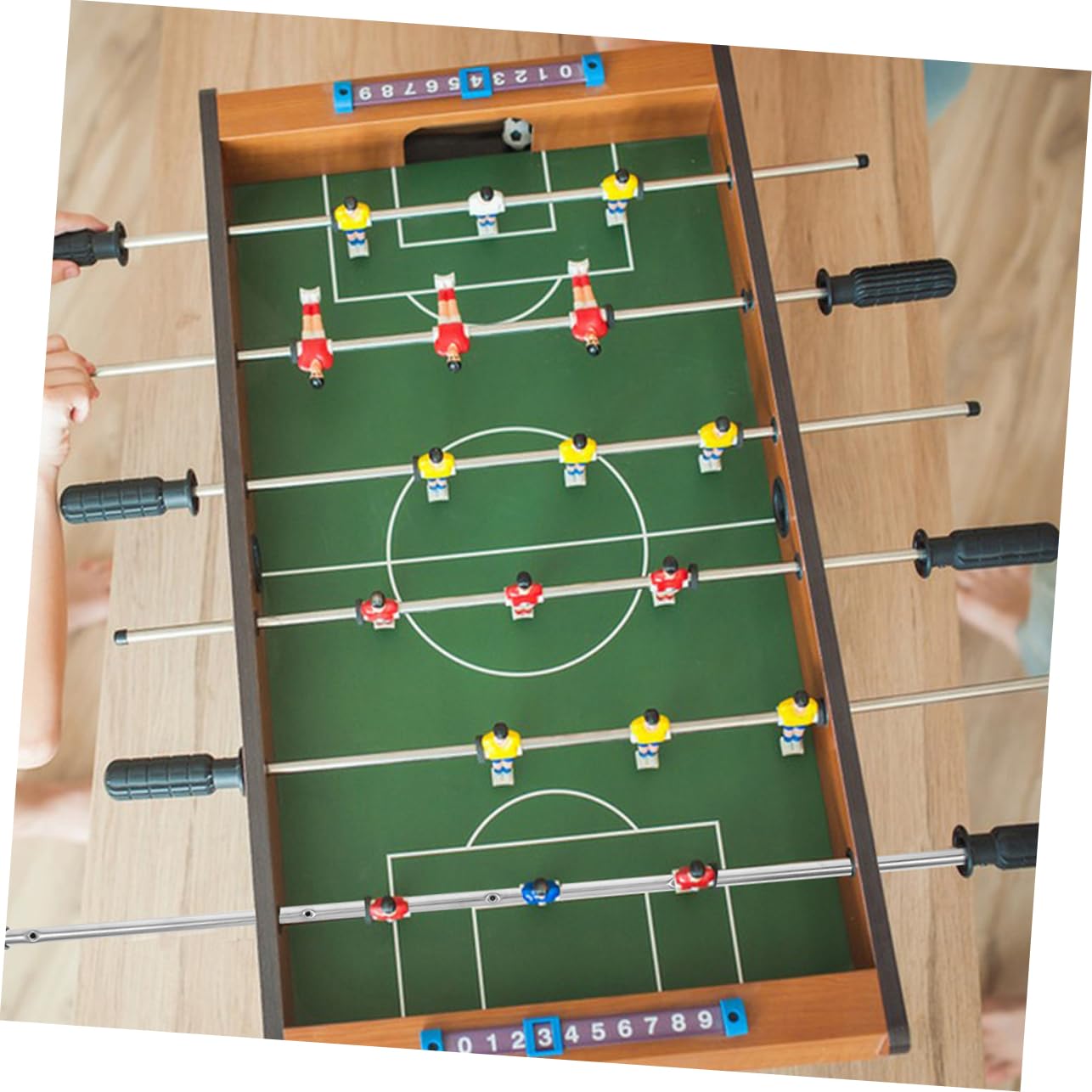 INOOMP Ricambio per Calcio Balilla Barra di Ferro Resistente con Tappo Incluso per Tutti i Tipi di Tavoli da Calcio Balilla Sostituzione di Parti per Gioco in Casa e Feste Stile Casuale