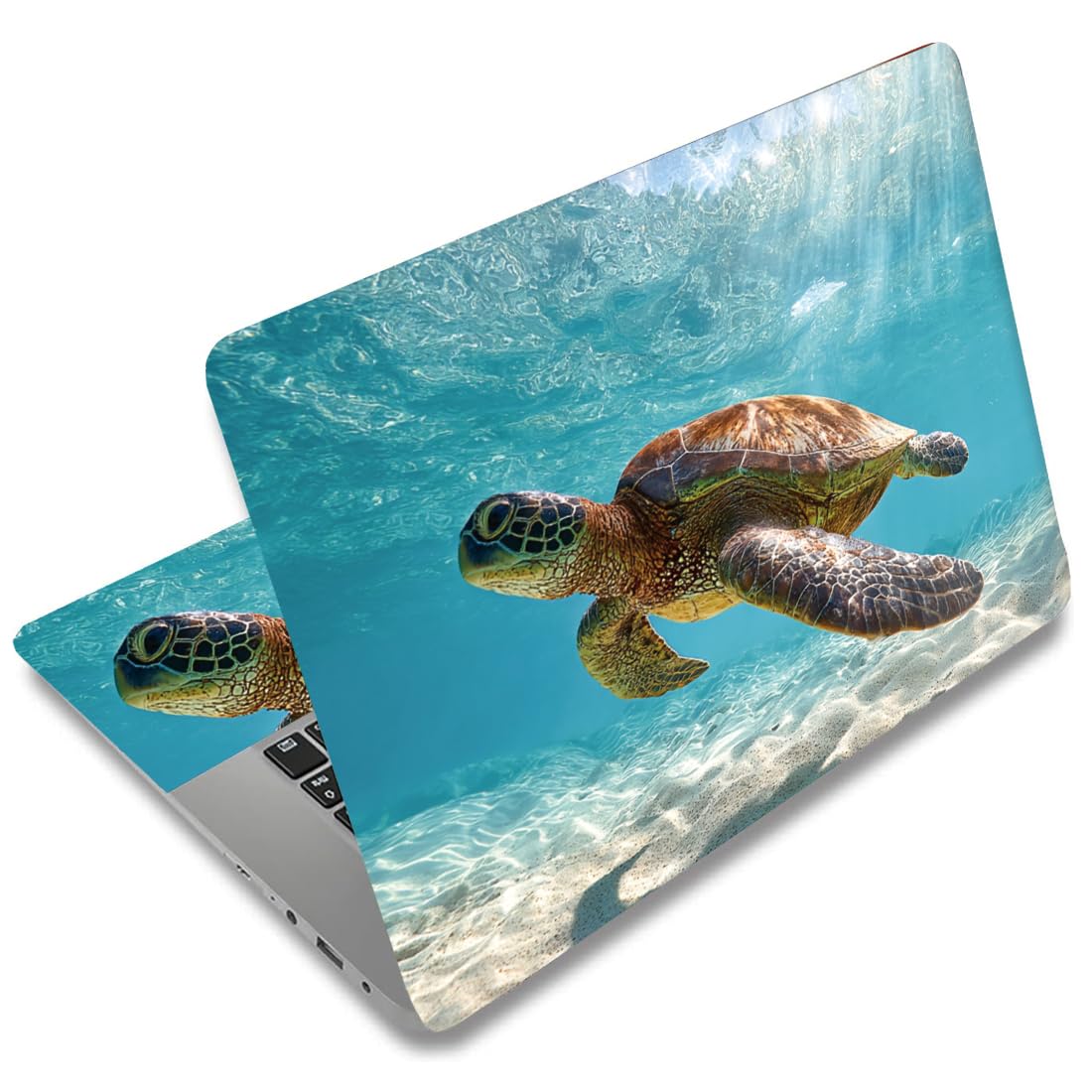 Autocollant amovible en PVC pour ordinateur portable anti-rayures 15.6"