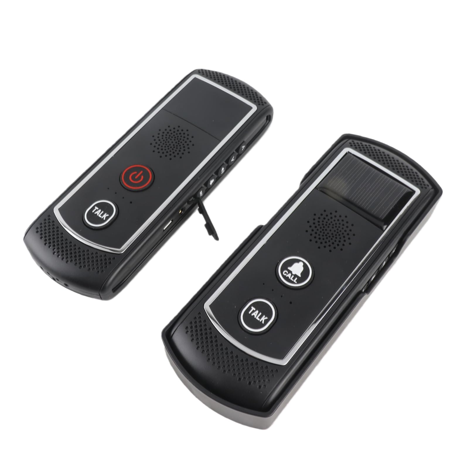 Solaire sans Fil, Sonnette de Porte, Longue Distance de 2000m, pour une Couverture Plus Large, alimenté par Batterie Solaire, 16 Canaux, 3 Niveaux de Volume, IP44