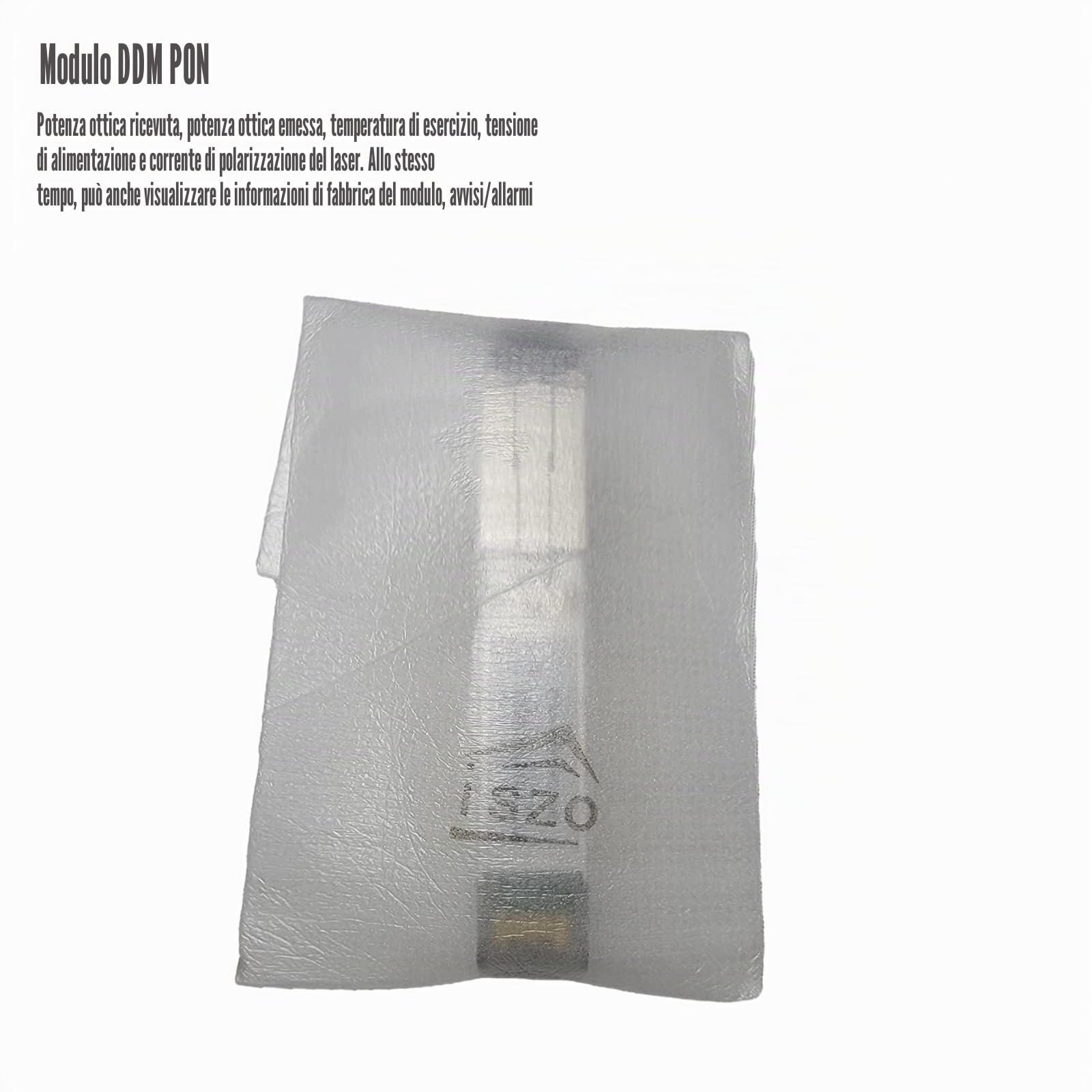 iszo 1.25G/2.5G XPON/GPON/EPON ONU, SFP Stick ONU, supporto MAC SN LOID Modifica, porta SFP, per switch di rete/router/convertitore multimediale, modem in fibra ottica